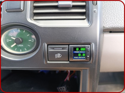 UX-10 (TFT) с цветным дисплеем для автомобилей LADA GRANTA, ВАЗ, ГАЗ, УАЗ, иномарки с 2010 г. 